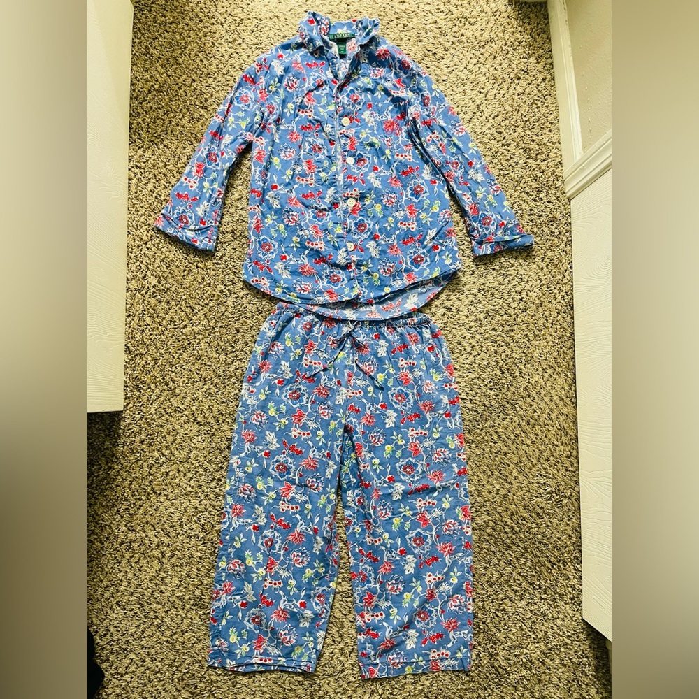 Ralph Lauren floral print pajamas set